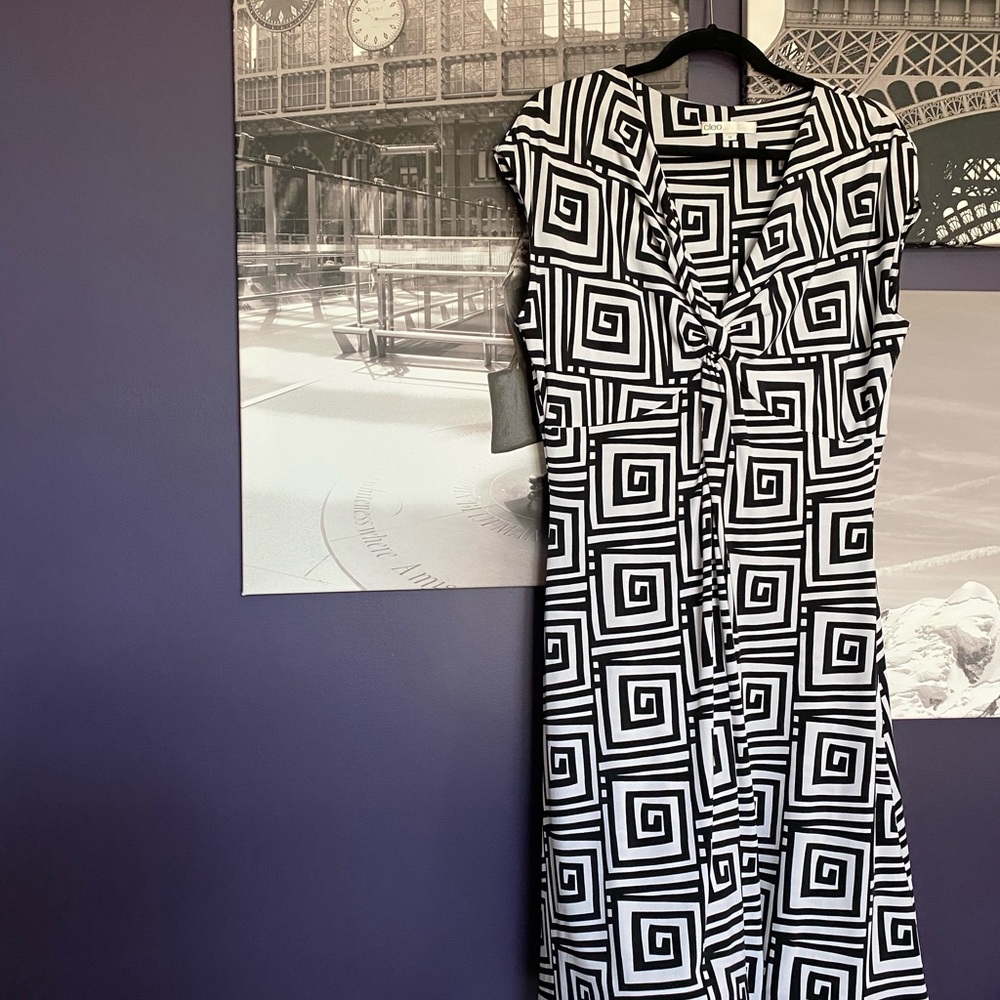 Geometric Jersey Dress